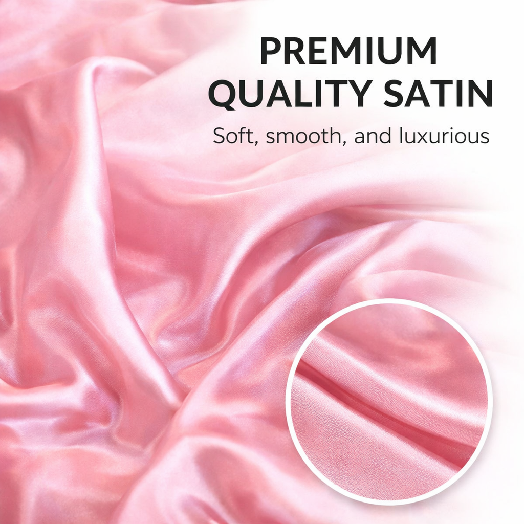 Premium Satin Bonnet - Pink