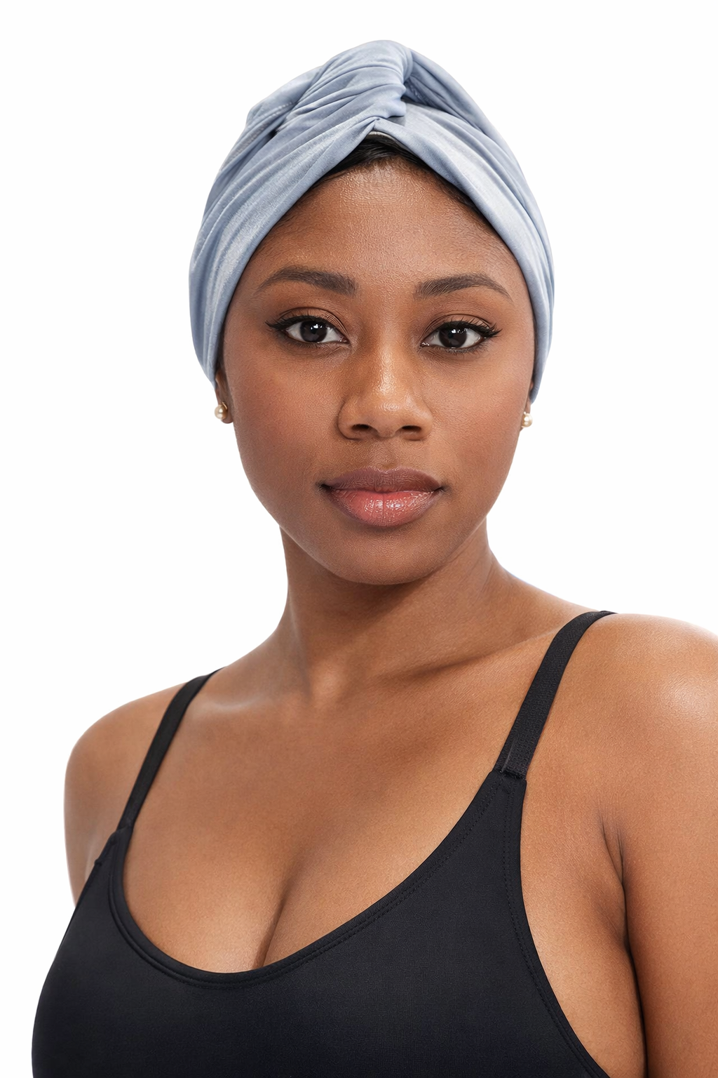 Swim Turban – Silver