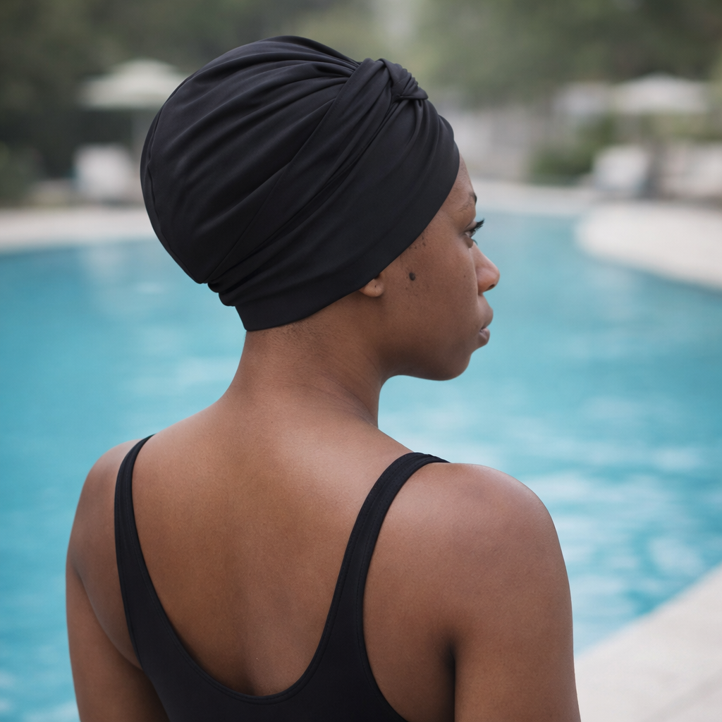 Swim Turban – Black
