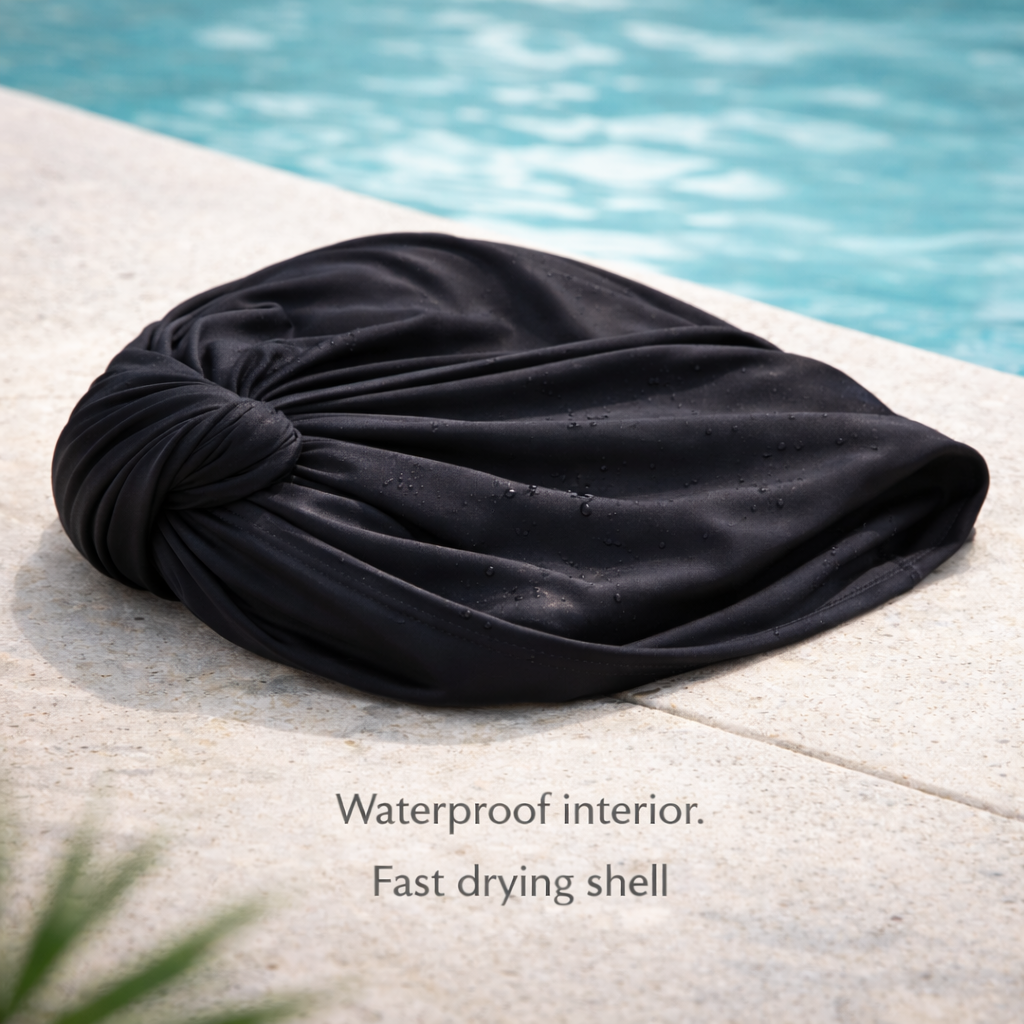 Swim Turban – Black