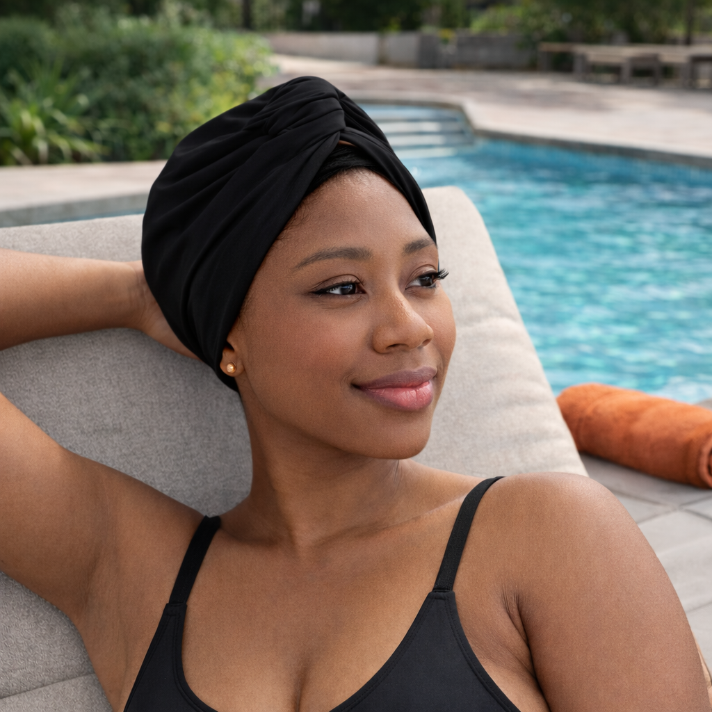 Swim Turban – Black