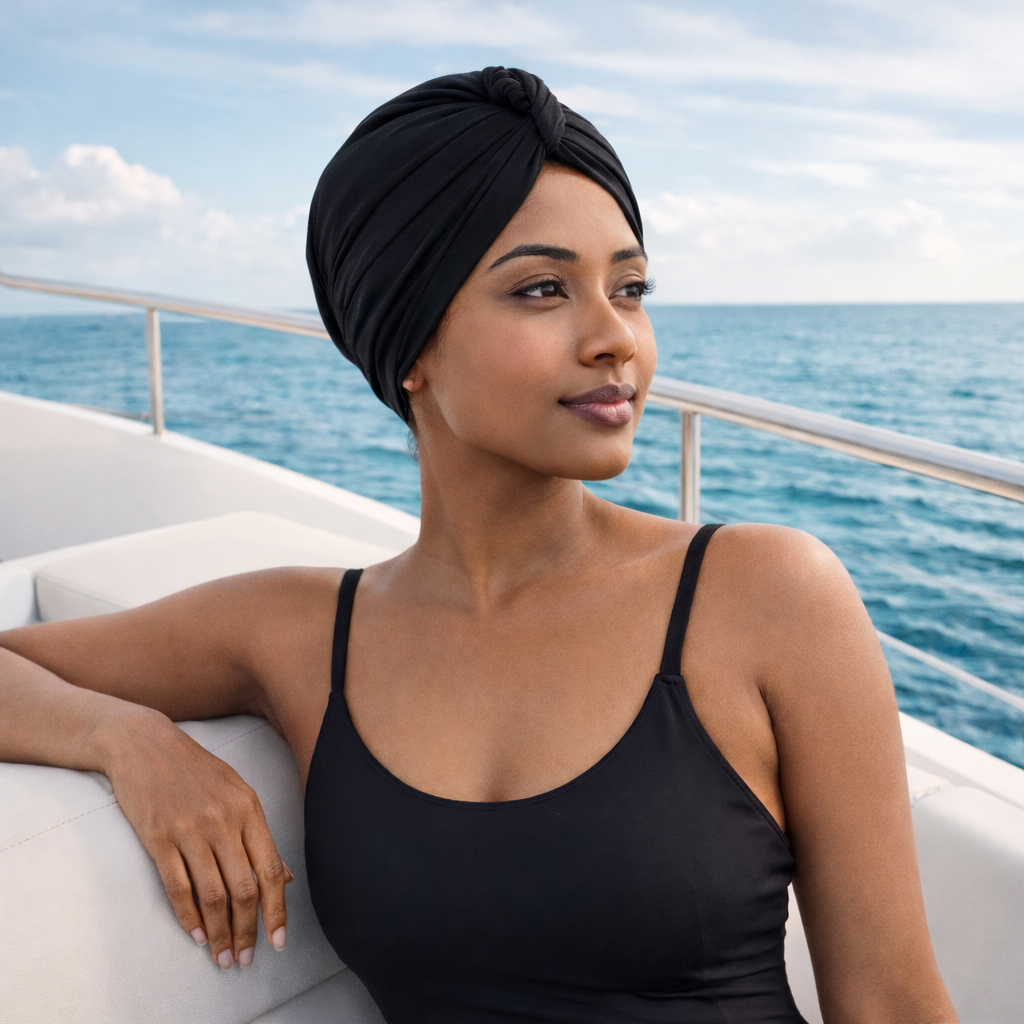 Swim Turban – Black