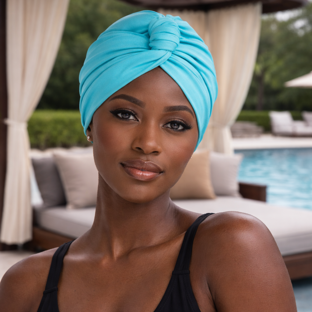 Swim Turban – Teal