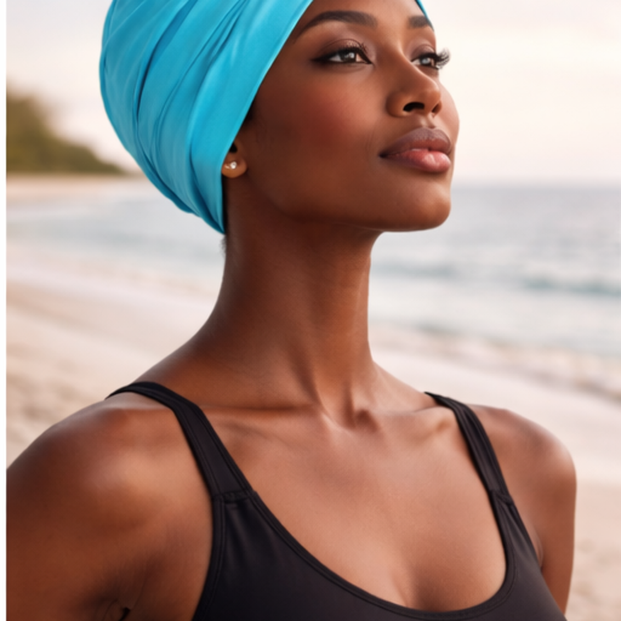Swim Turban – Teal