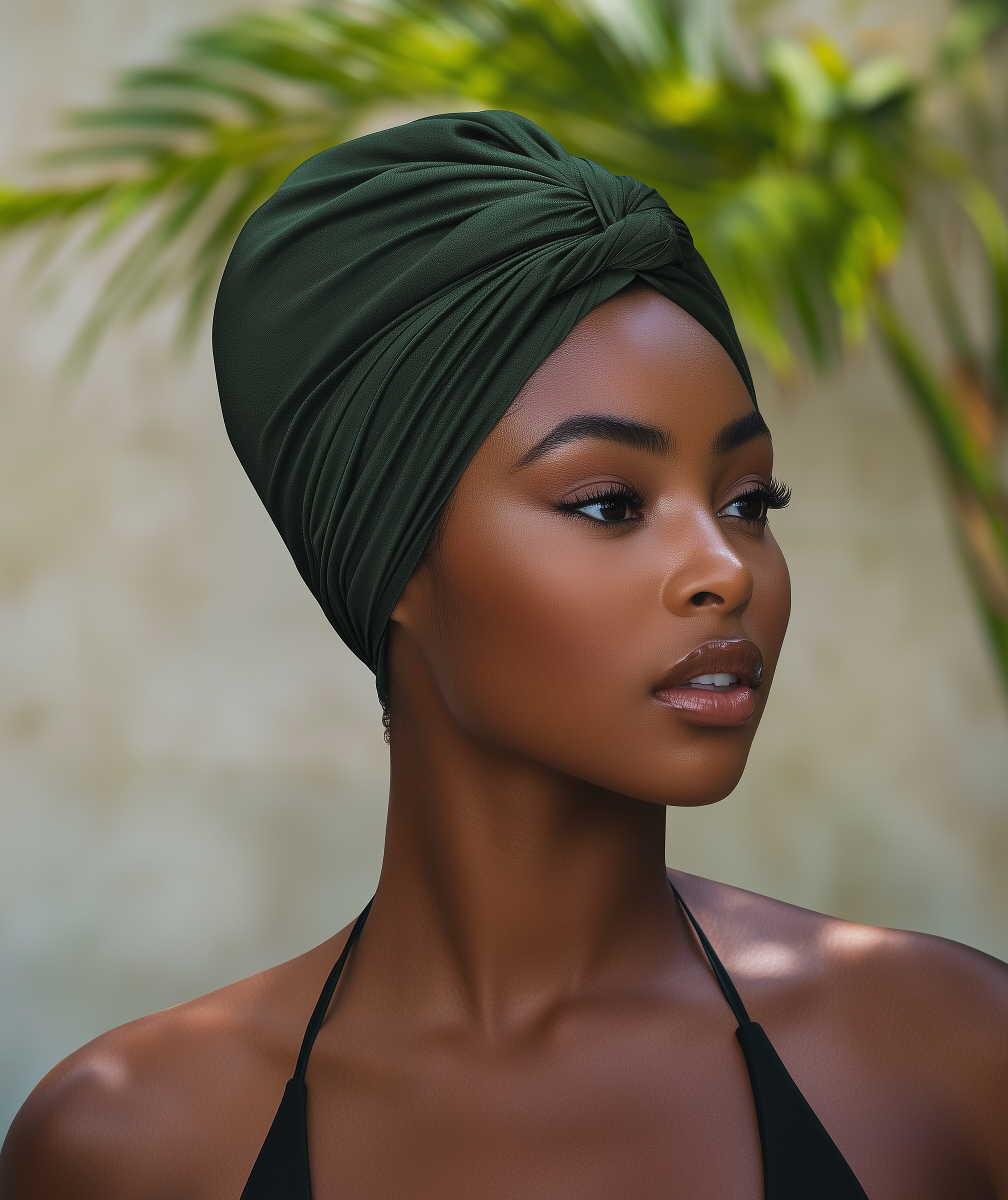 Swim Turban – Emerald